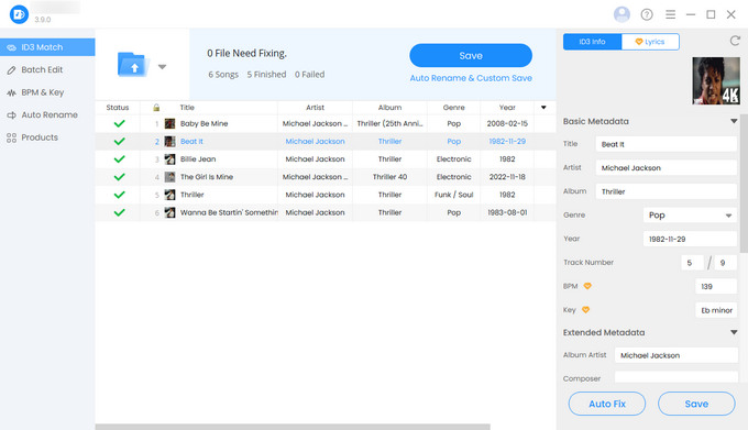 01 OKmusi ID3 Tag Editor