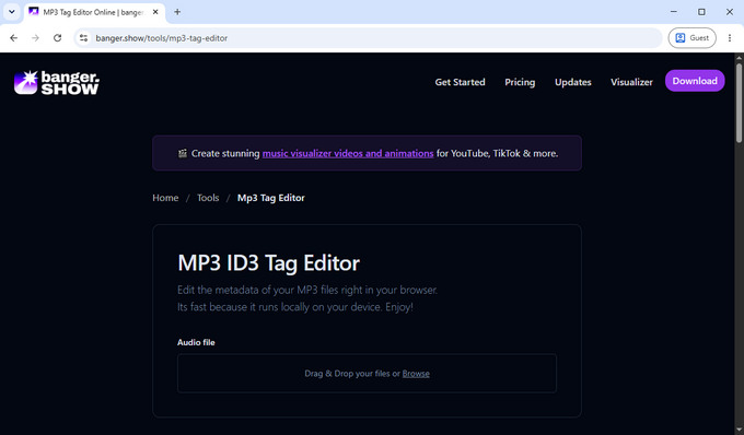 05 Banger.show free MP3 tag editor online