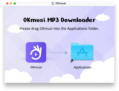 Drag and drop the app to Applications folder