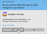 계속하려면 "예"를 클릭하세요.