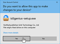 Clique em "Sim" para continuar