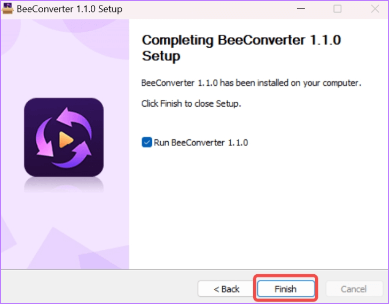 Установите BeeConverter