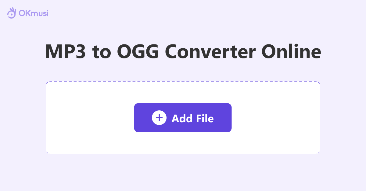 Free MP3 to OGG Converter - Turn MP3 into OGG Flawlessly